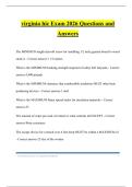 virginia hic Exam 2026 Questions and Answers