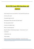 BLS&sol;CPR Exam 2026 Questions and Answers