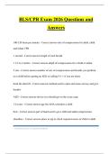 BLS&sol;CPR Exam 2026 Questions and Answers