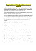 Maryville NUR 611 Patho Exam 3 Questions and Answers&period; 