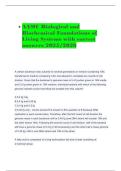 AAMC Biological and Biochemical 