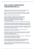 3140 - EXAM 1 QUESTIONS & ANSWERS&lpar;RATED A&plus;&rpar;