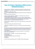Ess 101 Exam 1 Questions With Correct Detailed Answers &period;