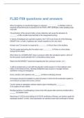 FLSD F89 questions and answers