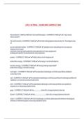 LRA 110 FINAL   EXAM AND CORRECT ANS