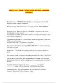 KREFT G202 EXAM 2 QUESTIONS AND ALL ANSWERS CORRECT