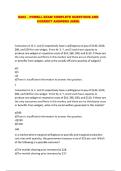 G202&sol;G 202 PACKAGED EXAMS&colon; LATEST COLLECTION OF EXAM QUESTIONS AND VERIFIED ANSWERS WITH A 100&percnt; PASS GUARANTEE