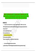NURS 112 &ndash; HESI RN Exit Exam V1 &lpar;Latest Version&rpar; &ndash; 160 Questions & Answers &ndash; Complete Exam Solution&comma; Graded A&plus;