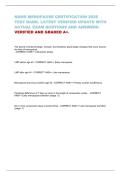 NAMS MENOPAUSE CERTIFICATION 2025 TEST BANK&period; LATEST VERIFIED UPDATE WITH ACTUAL EXAM QUSTIONS AND ANSWERS&period; VERIFIED AND GRADED A&plus;&period; 