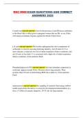RNC-MNN Exam Questions and Correct Answers 2025 – Maternal Newborn Nursing Certification Review (Comprehensive Study Guide)