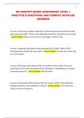 RN CONCEPT-BASED ASSESSMENT LEVEL 1 PRACTICE B QUESTIONS AND CORRECT DETAILED ANSWERS