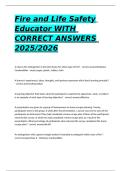  Fire and Life Safety Educator 
