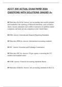 ACCT 200 ACTUAL EXAM PAPER 2026 QUESTIONS WITH SOLUTIONS GRADED A&plus;