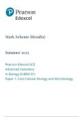 Pearson Edexcel as level Biology B&vert; final mark scheme&vert;2025&vert;8BI0&sol;01&vert;