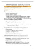 Samenvatting Strategische Communicatie 