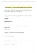 PSY382 Chapter 7 &vert; Questions with Complete Solutions &vert; 100&percnt; Pass