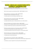 EXAM 1 BEHV 6512 QUESTIONS WITH CORRECT ANSWERS 2025