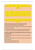 ACC 406 Test 1 Practice Questions and Answers 2025  COMPLETE STUDY GUIDE &vert;&vert; 100&percnt; GUARANTEED PASS <LATEST  VERSION> 