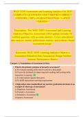 WGU D293 Assessment and Learning Analytics OA 2025  COMPLETE QUESTIONS AND VERIFIED CORRECT  ANSWERS &vert;&vert; 100&percnt; GUARANTEED PASS <LATEST  VERSION> 