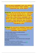 WGU D222 HealtH assessment script 2025 cOmplete  stUDY GUiDe WitH VeriFieD cOrrect ansWers &vert;&vert; 100&percnt;  GUaranteeD pass <latest VersiOn> 
