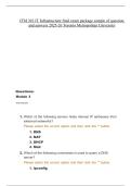 ITM 301 IT Infrastructure final exam package sample of question and answers 2025-26 Toronto Metropolitan University