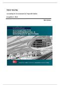 TEST BANK FOR Accounting for Governmental & Nonprofit Entities 18th Edition by Jacqueline L. Reck , ISBN: 9781259917059 |All Chapters Included| Guide A+