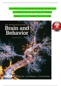 Test Bank &ndash; An Introduction to Brain and Behavior&comma; 7th Edition by Bryan Kolb & Ian Q&period; Whishaw &vert; Latest 2025&sol;2026 Update &vert; Comprehensive Neuropsychology Exam Prep &lpar;PDF&rpar;
