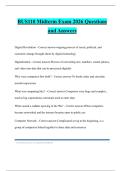 BUS110 Midterm Exam 2026 Questions and Answers