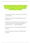 EFDA OHIO BOARD FINAL EXAM STUDY GUIDE  2026 COMPLETE QUESTIONS WITH CORRECT  DETAILED ANSWERS &vert;&vert; 100&percnt; GUARANTEED  PASS <RECENT VERSION> 