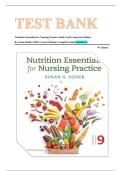 TEST BANK Nutrition Essentials For Nursing Practice Ninth&comma; North American Edition By Susan Dudek &lpar;2025&rpar; &vert;&vert; Latest Edition&vert;&vert; Complete Guide&vert;&vert;Graded A&plus;