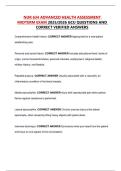 NUR 634 ADVANCED HEALTH ASSESSMENT MIDTERM EXAM 2025&sol;2026 GCU QUESTIONS AND CORRECT VERIFIED ANSWERS
