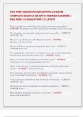 PGA PGM ASSOCIATE QUALIFYING 3&period;0 EXAM   COMPLETE EXAM 65 QS WITH VERIFIED ANSWERS &sol;  PGA PGM 3&period;0 QUALIFYING 3&period;0 LATEST 
