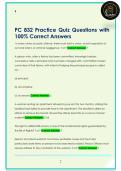 PC 832 Practice Quiz Questions with  100&percnt; Correct Answers 