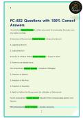 PC-832 Questions with 100&percnt; Correct  Answers