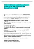 WGU D440 EXAM BUNDLE WITH COMPLETE SOLUTIONS LATEST 2025-2026 GRADED A&plus;