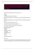 PAEA EOR Surgery GI &lpar;Part 1 - L side of blueprint topics&rpar; exam with correct answers 