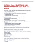 PUP3002 Exam 1 QUESTIONS AND VERIFIED ANSWERS &lpar;2025 2026&rpar; &sol; A&plus; GRADE