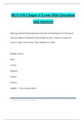 BUS-110 Chaper 4 Exam 2026 Questions and Answers