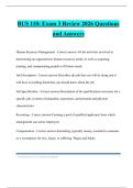 BUS 110&colon; Exam 3 Review 2026 Questions and Answers