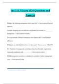 bus 110 3 Exam 2026 Questions and Answers