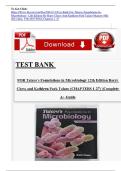 Test Bank for Talaro&rsquo;s Foundations in Microbiology&comma; 12th Edition&comma; by Barry Chess&vert; 9781265739362&vert; All Chapters 1-27&vert; LATEST&vert; 2025