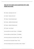 Wizz Air TCDT Exam 2025&ndash;2026 &vert; Practice Questions&comma; Verified Answers & Complete Exam Preparation