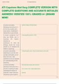 ATI Capstone Med Surg COMPLETE VERSION WITH  COMPLETE QUESTIONS AND ACCURATE DETAILED  ANSWERS VERIFIED 100&percnt; GRADED A&plus; &vert;&vert;BRAND  NEW&excl;&excl; 