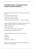 OPS DISPATCH EXAM &vert; 211 QUESTIONS &vert; WITH COMPLETE SOLUTIONS&comma; GRADED A&plus;