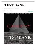 TEST BANK for CHEMISTRY&colon; The Central Science 12th Edition by Brown&comma; LeMay&comma; Bursten Murphy Woodward ISBN 9780321696724 Chapter 1-24 &vert; Complete Guide A&plus;