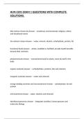 HUN 2201 EXAM 1 QUESTIONS WITH COMPLETE SOLUTIONS&period;