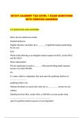 Tax preparer Exam
