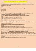 Relativity processing certification exam questions and answers&vert;&vert; Updated 2025&sol;2026&period;