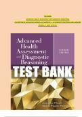 Advanced Health Assessment and Diagnostic Reasoning &lpar;4th Edition&rpar; &ndash; Jacqueline Rhoads &vert; Complete Test Bank with Questions and Answers &lpar;Chapters 1&ndash;18&rpar;