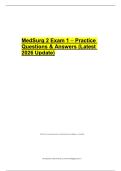 MedSurg 2 Exam 1 &ndash; Practice Questions & Answers &lpar;Latest 2026 Update&rpar; 